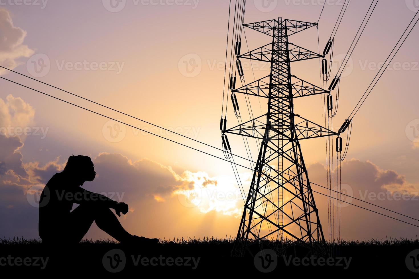 ideias de crise energética o aumento dramático no consumo de energia no inverno cria um problema de escassez de energia foto