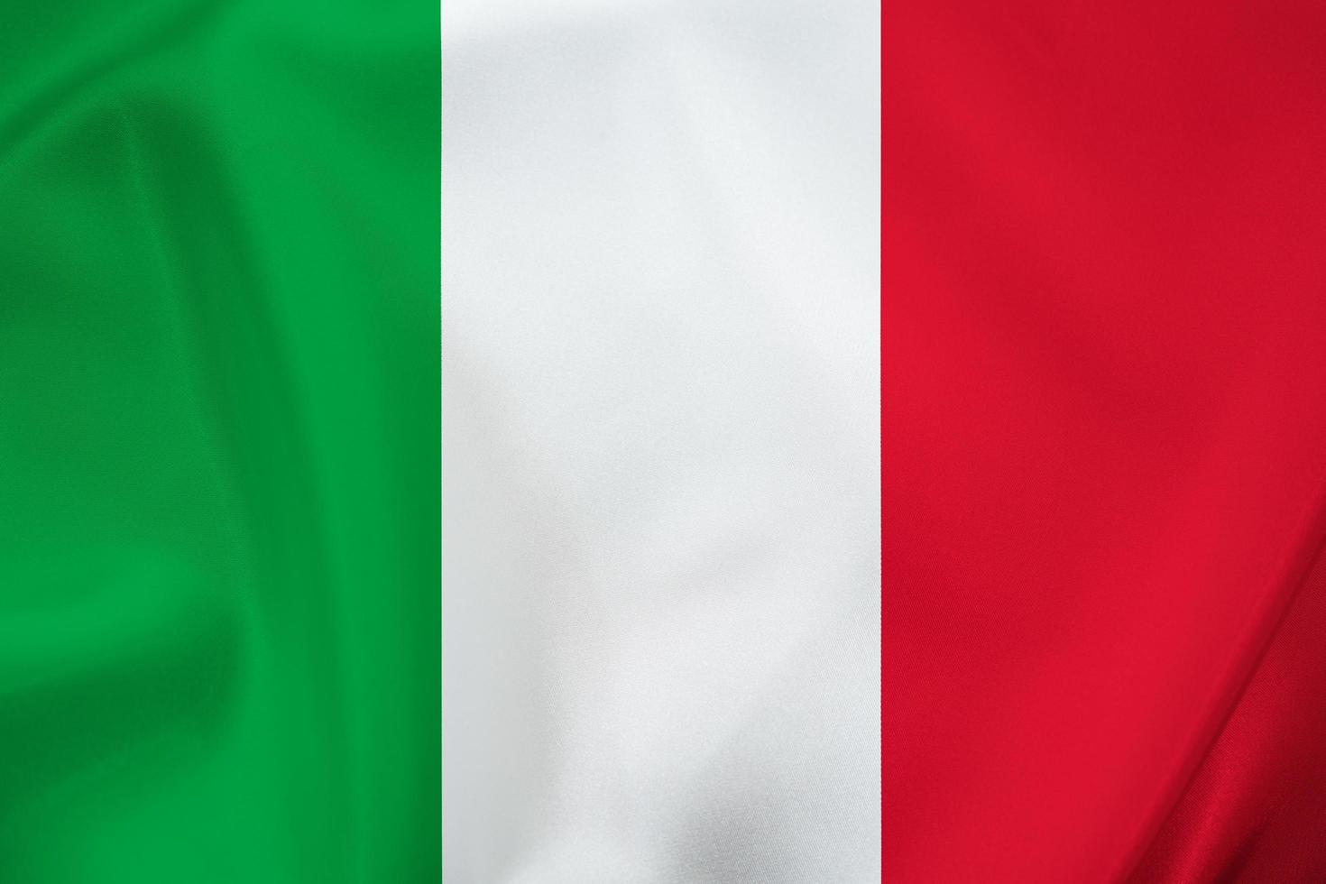 símbolo oficial nacional da bandeira da itália, fundo do objeto de textura. foto