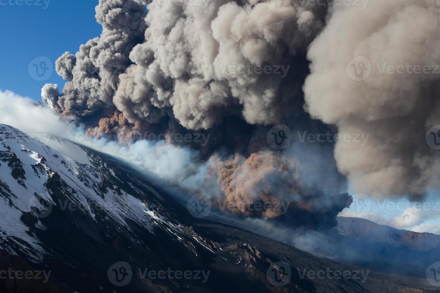 erupção etna foto