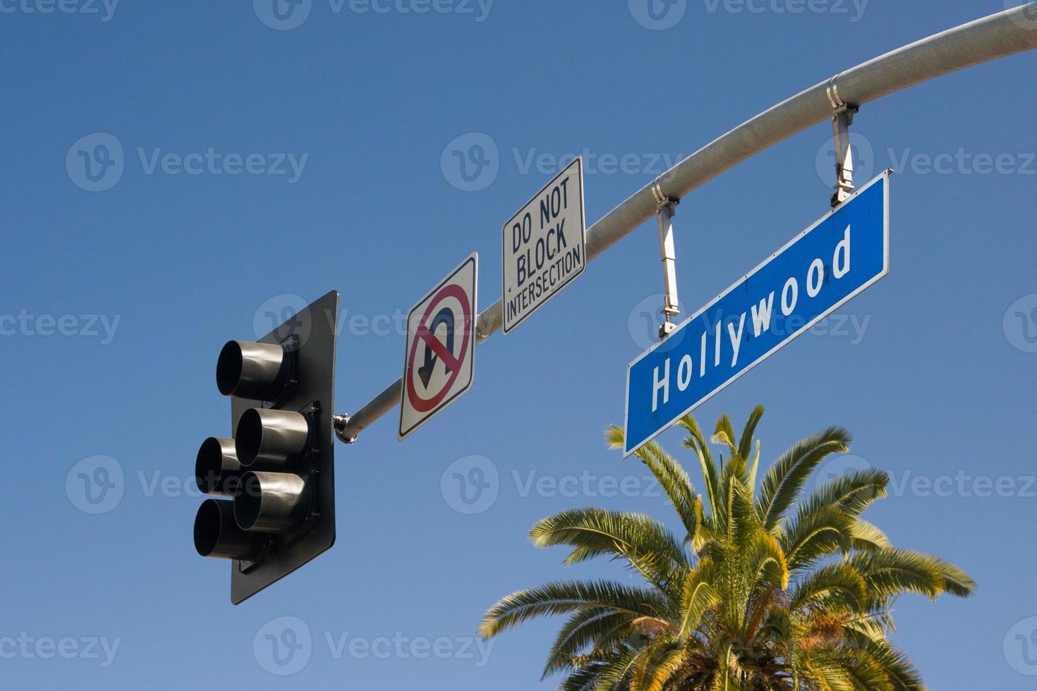 Placa de Hollywood foto