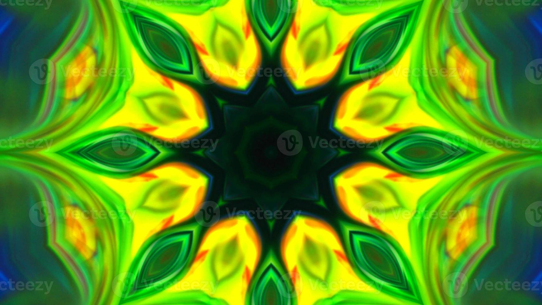 textura de caleidoscópio padrão colorido abstrato foto