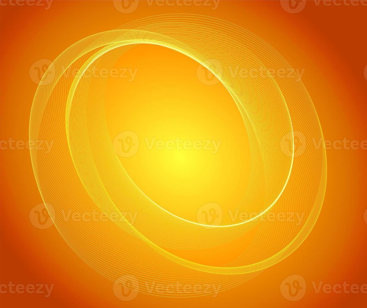 linha ondulada circular de fundo com gradiente foto
