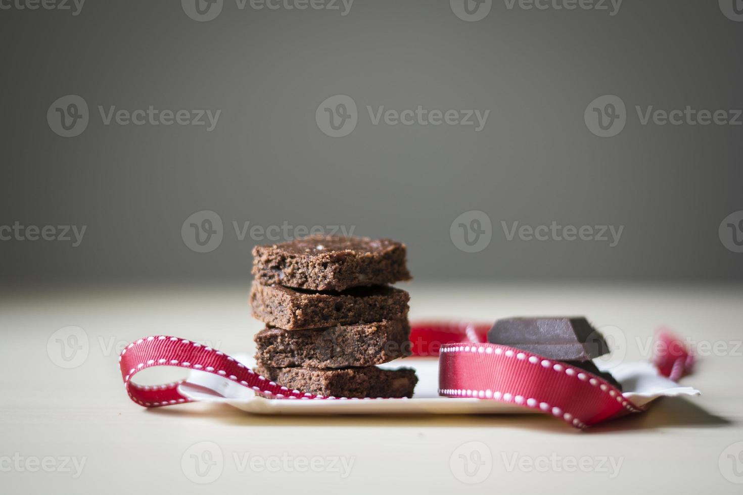 Brownies de chocolate foto