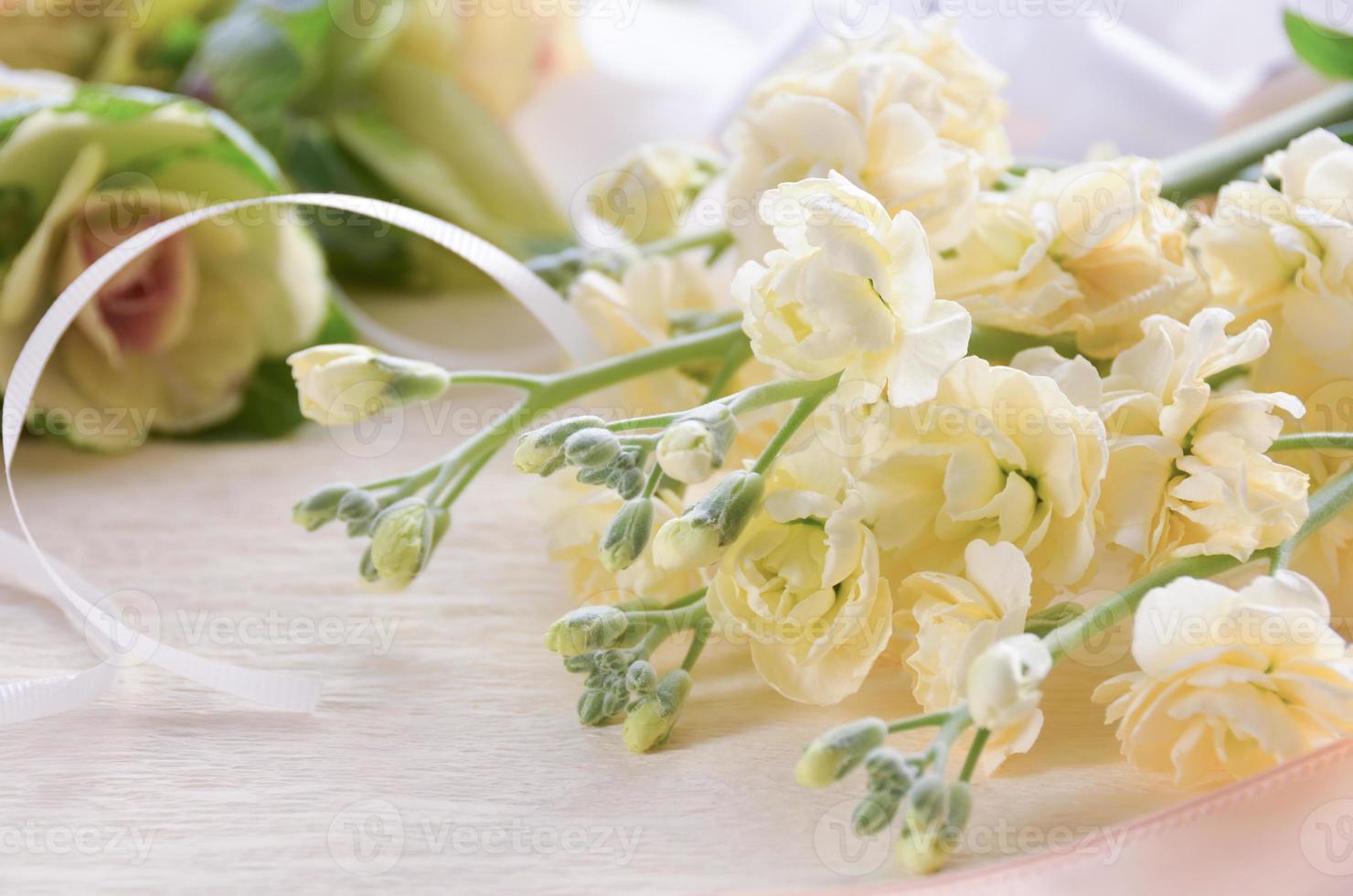 flores brancas foto