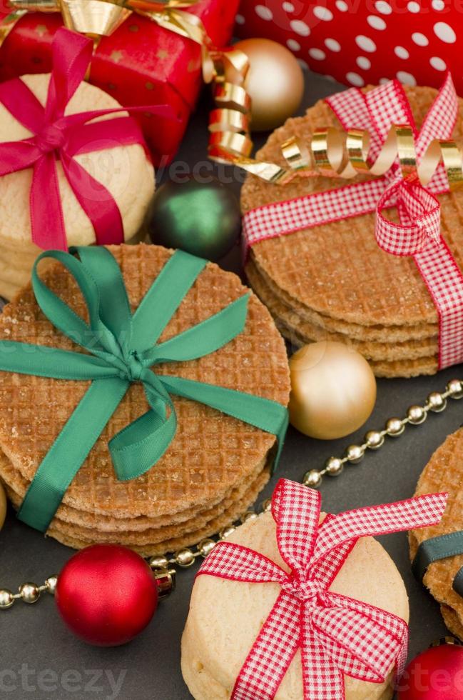 biscoitos de natal e presentes foto