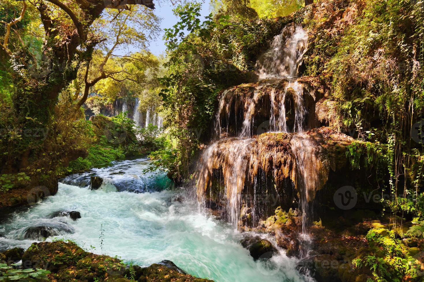 Cachoeira Duden em Antalya Turquia foto