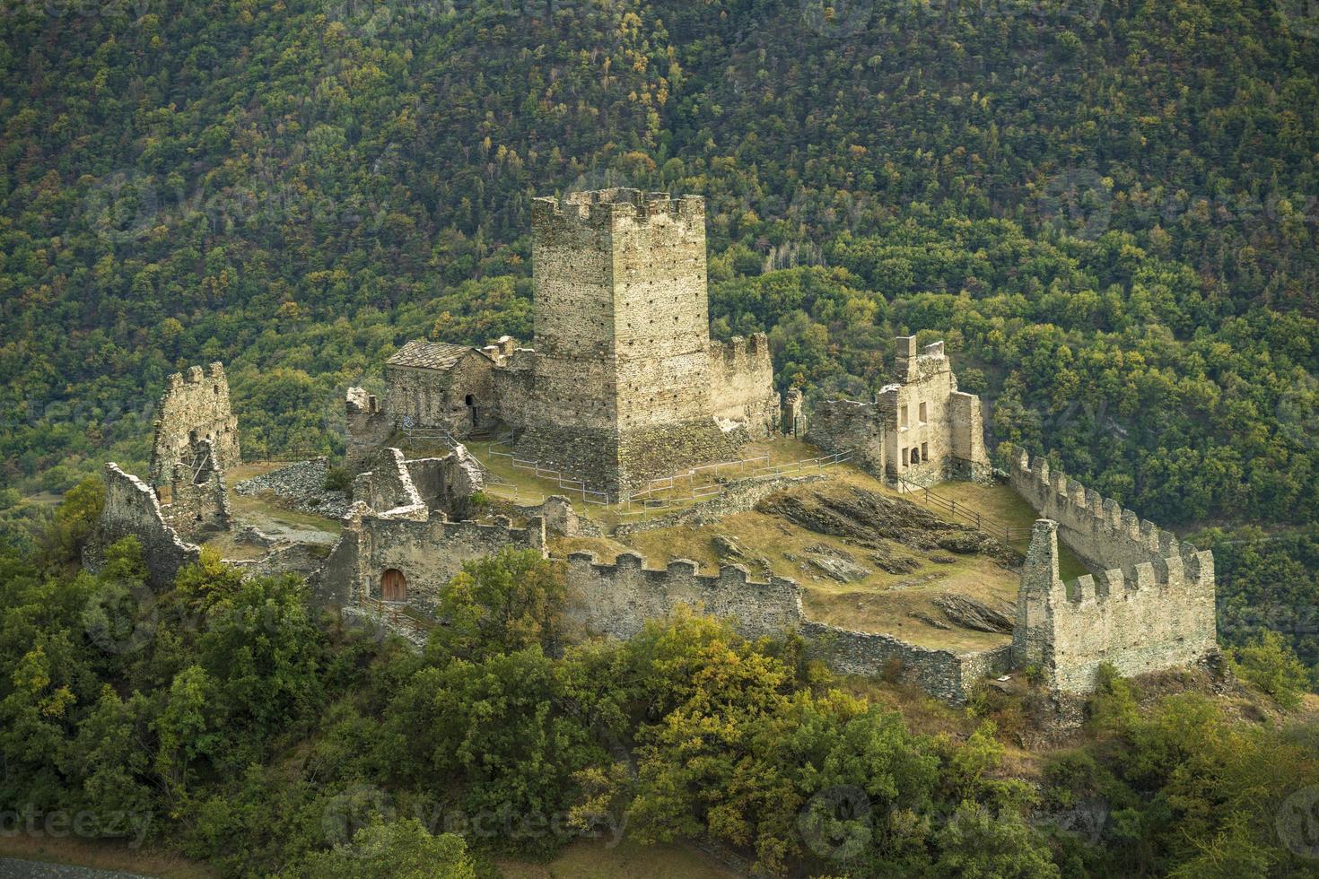 castelo de cly vale de aosta itália foto