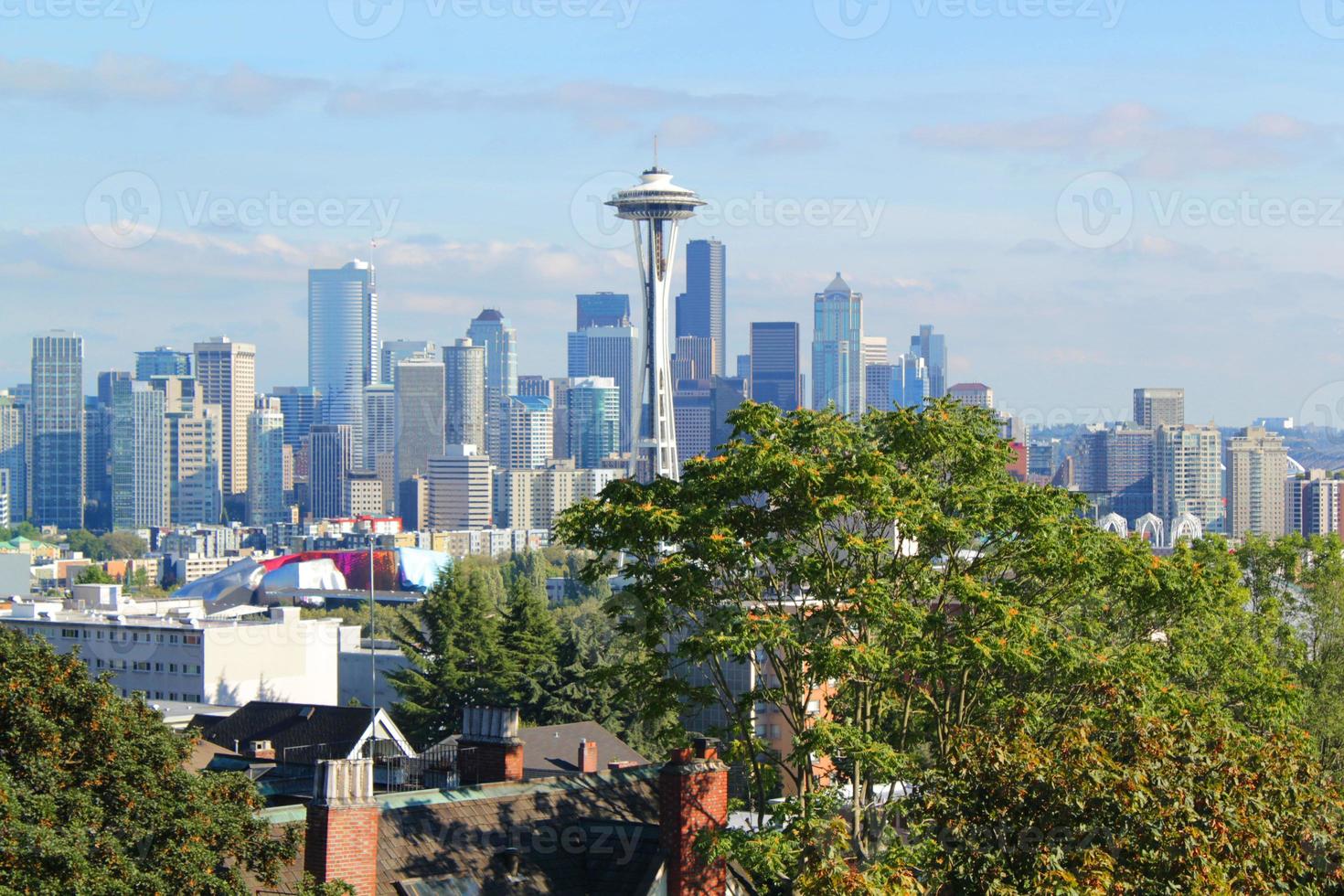 Seattle, Washington, 2022 - vista da agulha espacial foto