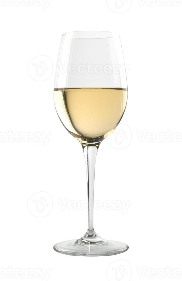 taça de degustação de bons vinhos brancos foto