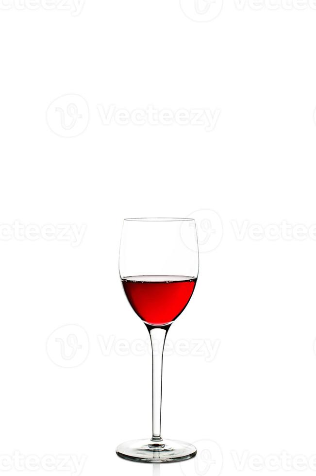 ein glas rotwein foto