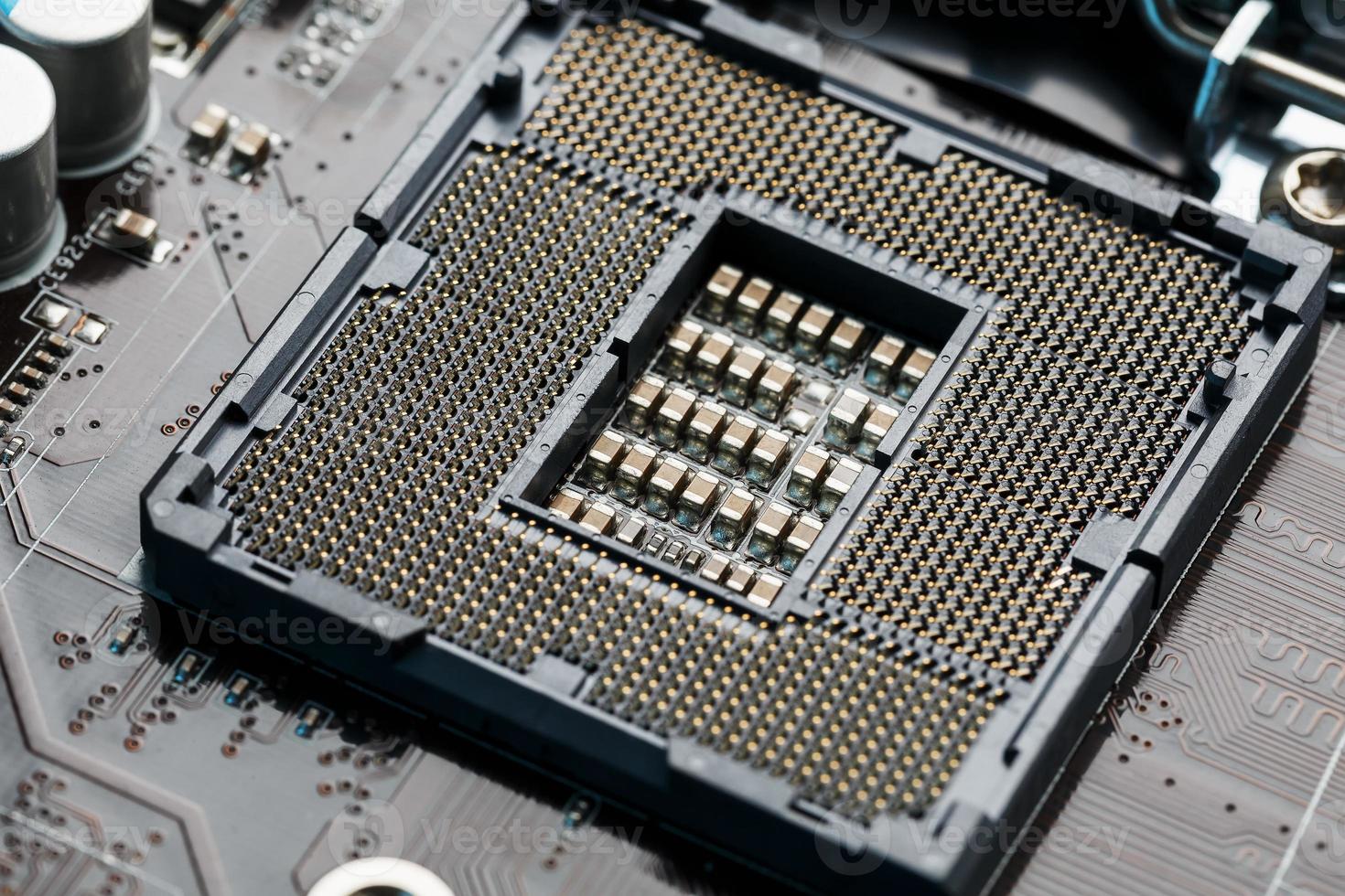 macro cpu socket.cpu socket os principais componentes de um computador. foto