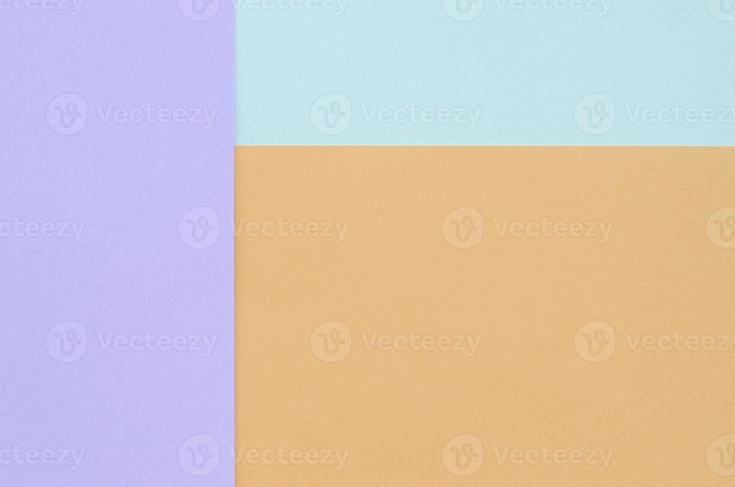 fundo de textura de cores pastel da moda. papéis de padrão geométrico violeta, laranja e azul. foto