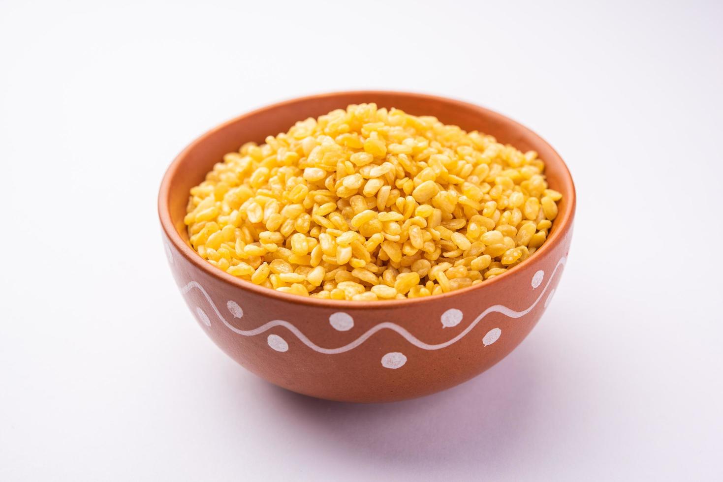 moong dal namkeen é um lanche tradicional indiano frito foto