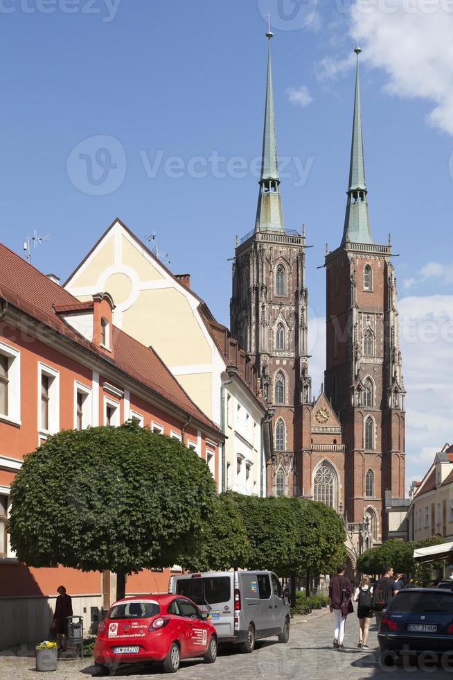 catedral de são joão batista em wroclaw foto