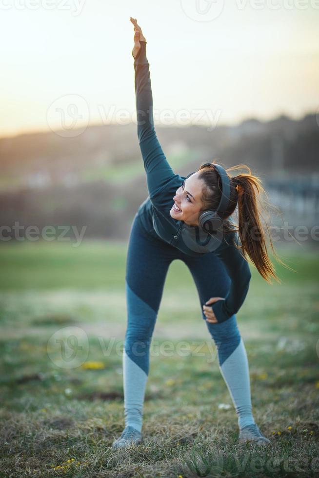 depois do treino relaxante foto