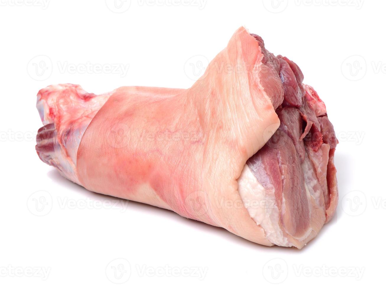 carne de porco crua (perna) foto