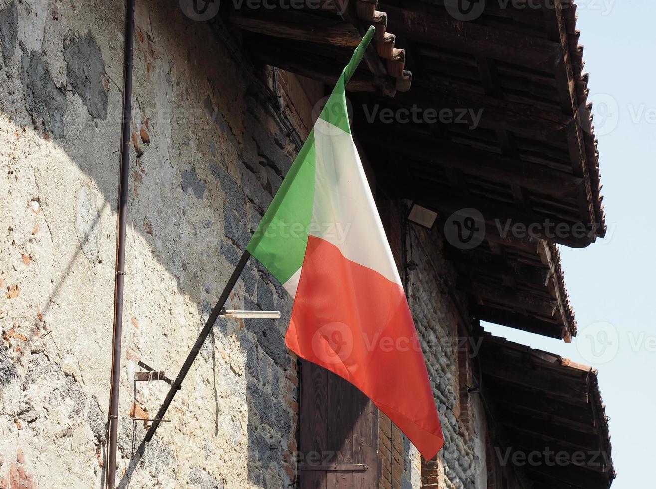 bandeira italiana da itália foto