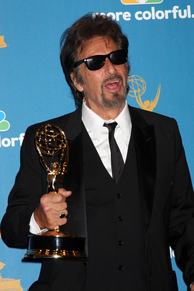 los angeles, 29 de agosto - al pacino na sala de imprensa do emmy 2010 no nokia theater no la live em 29 de agosto de 2010 em los angeles, ca foto