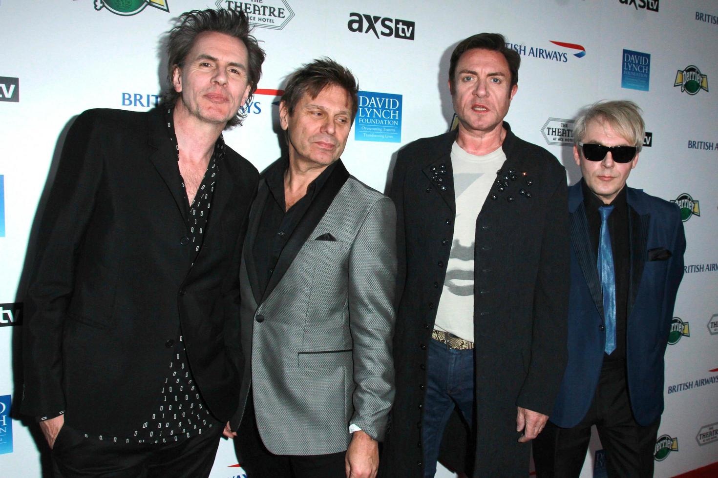 los angeles, 1 de abril - duran duran, john taylor, simon le bon, roger taylor, nick rhodes at the music of david lynch no ace hotel em 1 de abril de 2015 em los angeles, ca foto