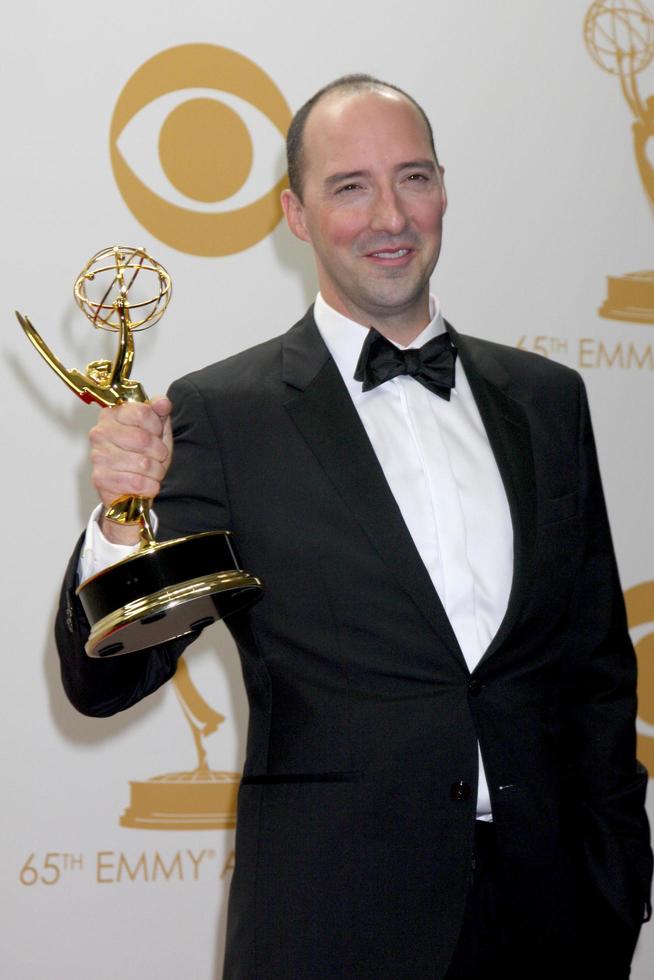 los angeles, 22 de setembro - tony hale no 65º emmy awards, sala de imprensa no nokia theater em 22 de setembro de 2013 em los angeles, ca foto