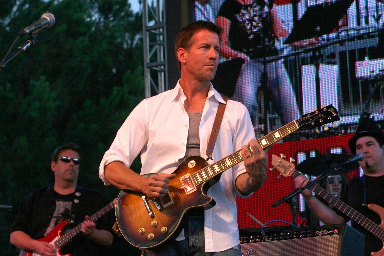 james denton band da tv netflix concerto ao vivo no local autry museum em griffith park los angeles, ca 9 de agosto de 2008 ©2008 kathy hutchins hutchins photo foto