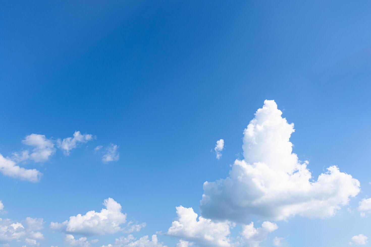 céu azul e nuvens foto