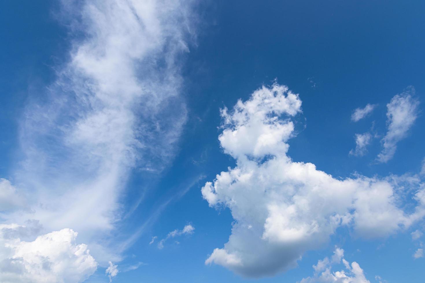 céu azul e nuvens foto