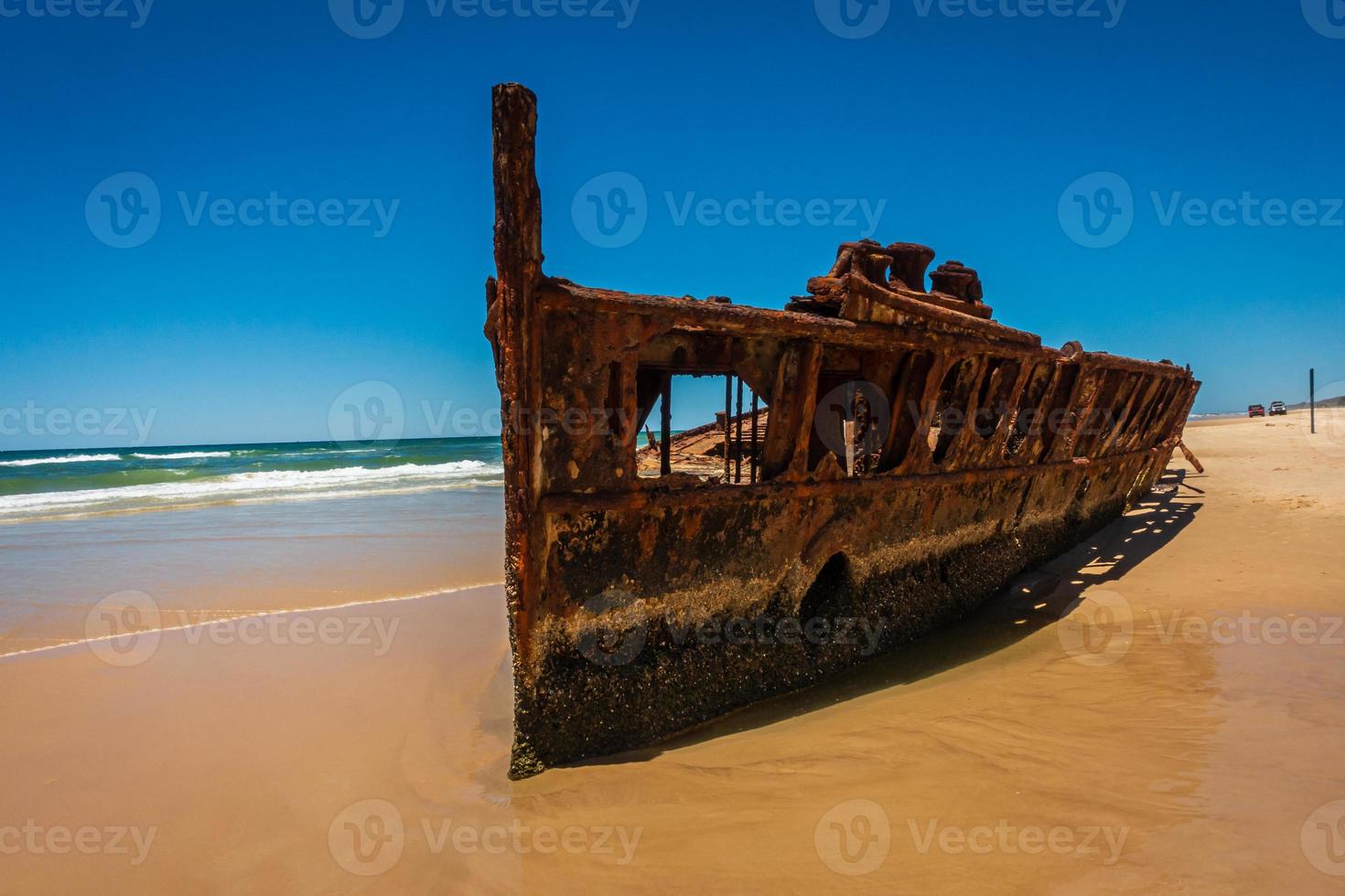 naufrágio do navio maheno k'gari foto