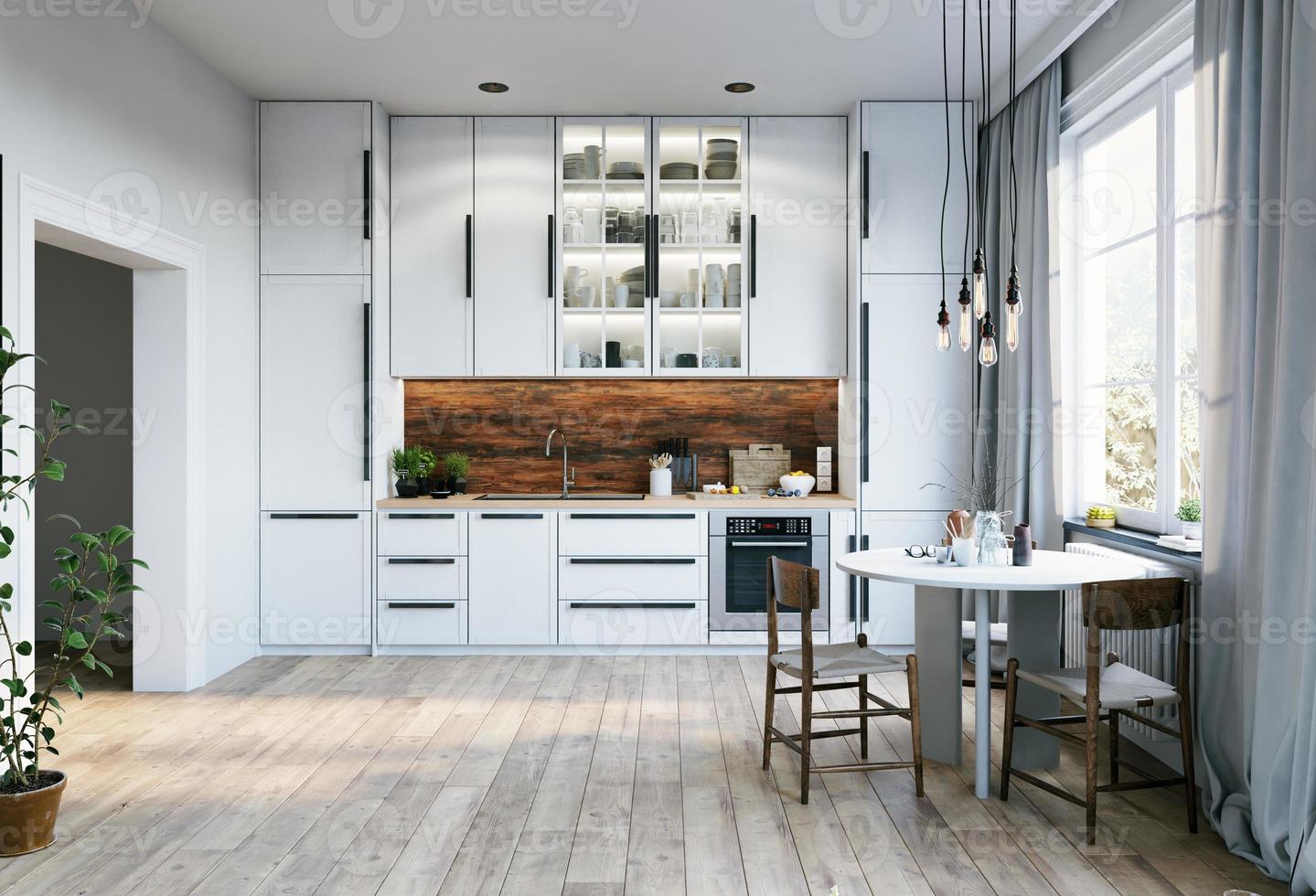 interior moderno da cozinha foto