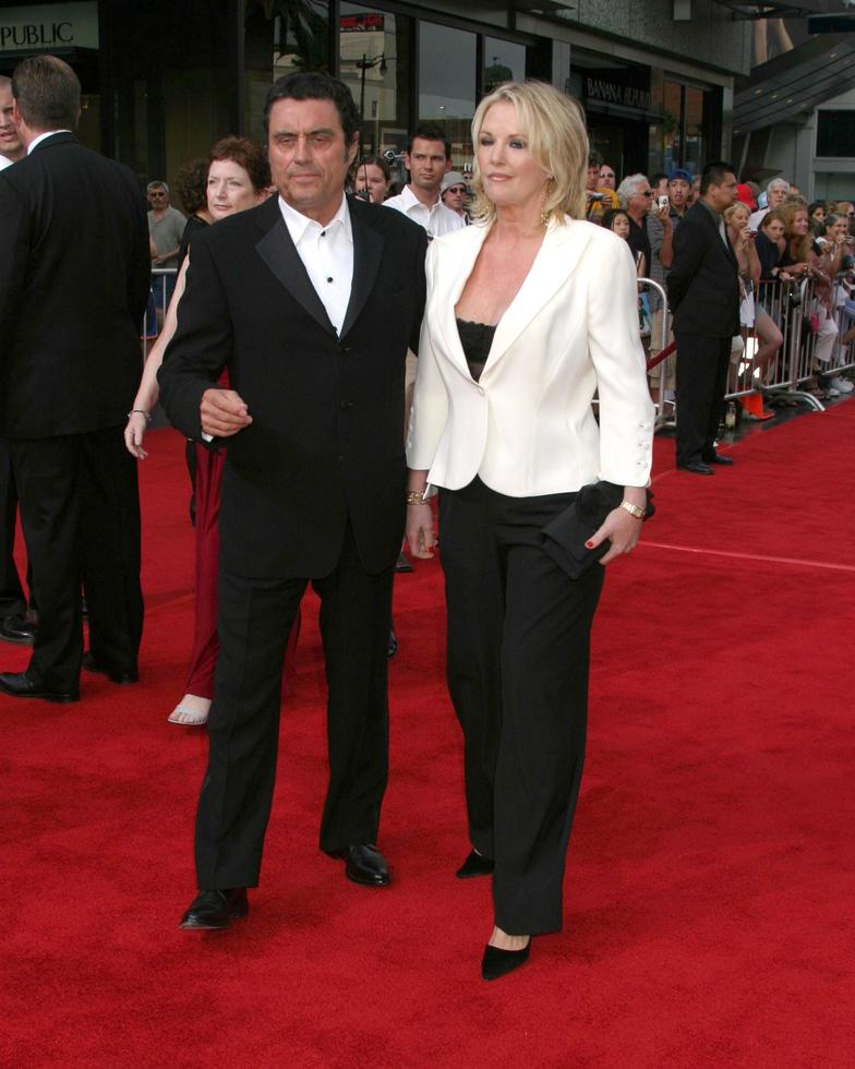 ian mcshane e esposa instituto de cinema americano homenageia sean connery hollywood e highland los angeles, ca 8 de junho de 2006 foto