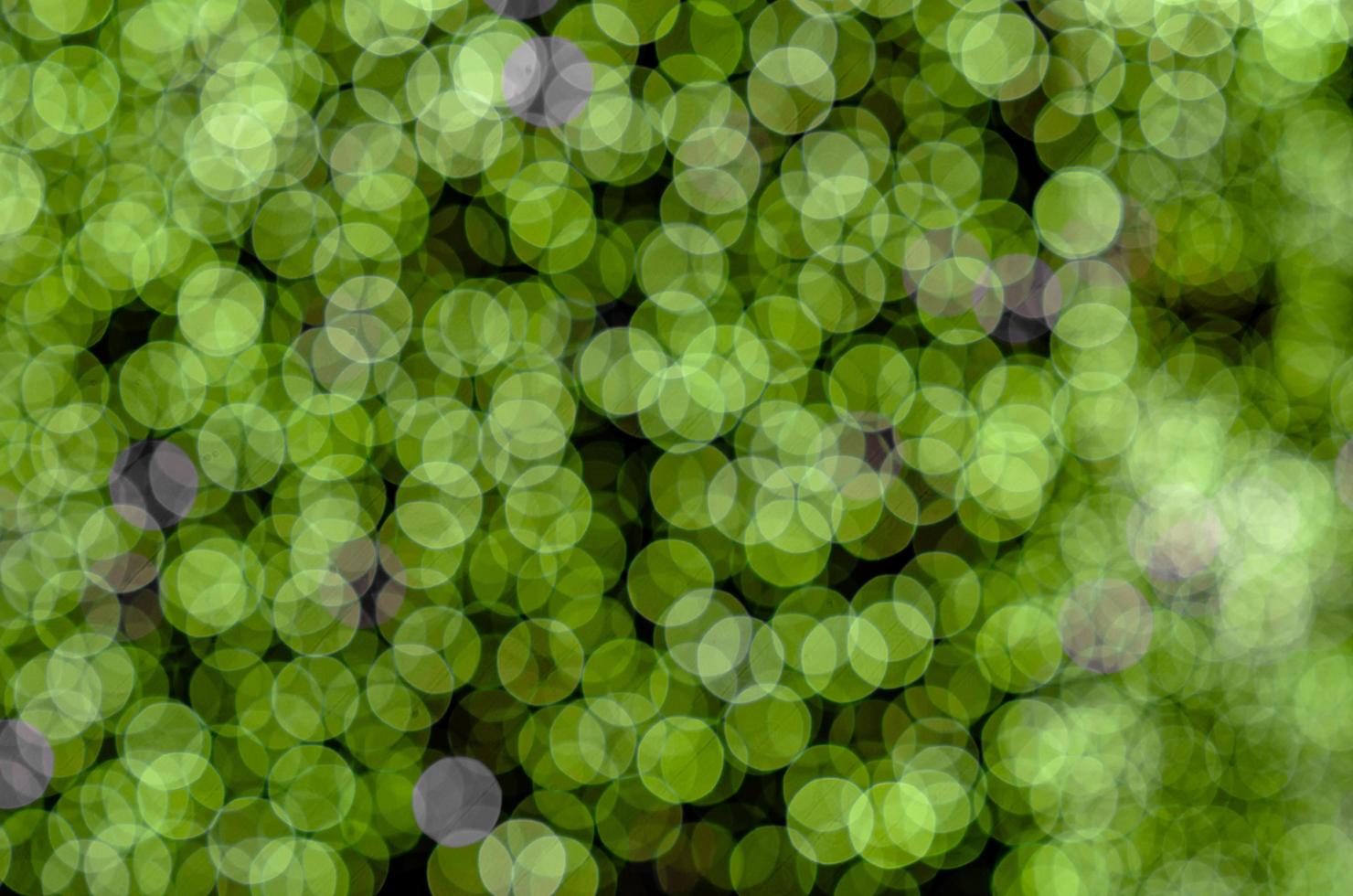 luzes de bokeh de cor verde para fotos abstratas e de fundo.