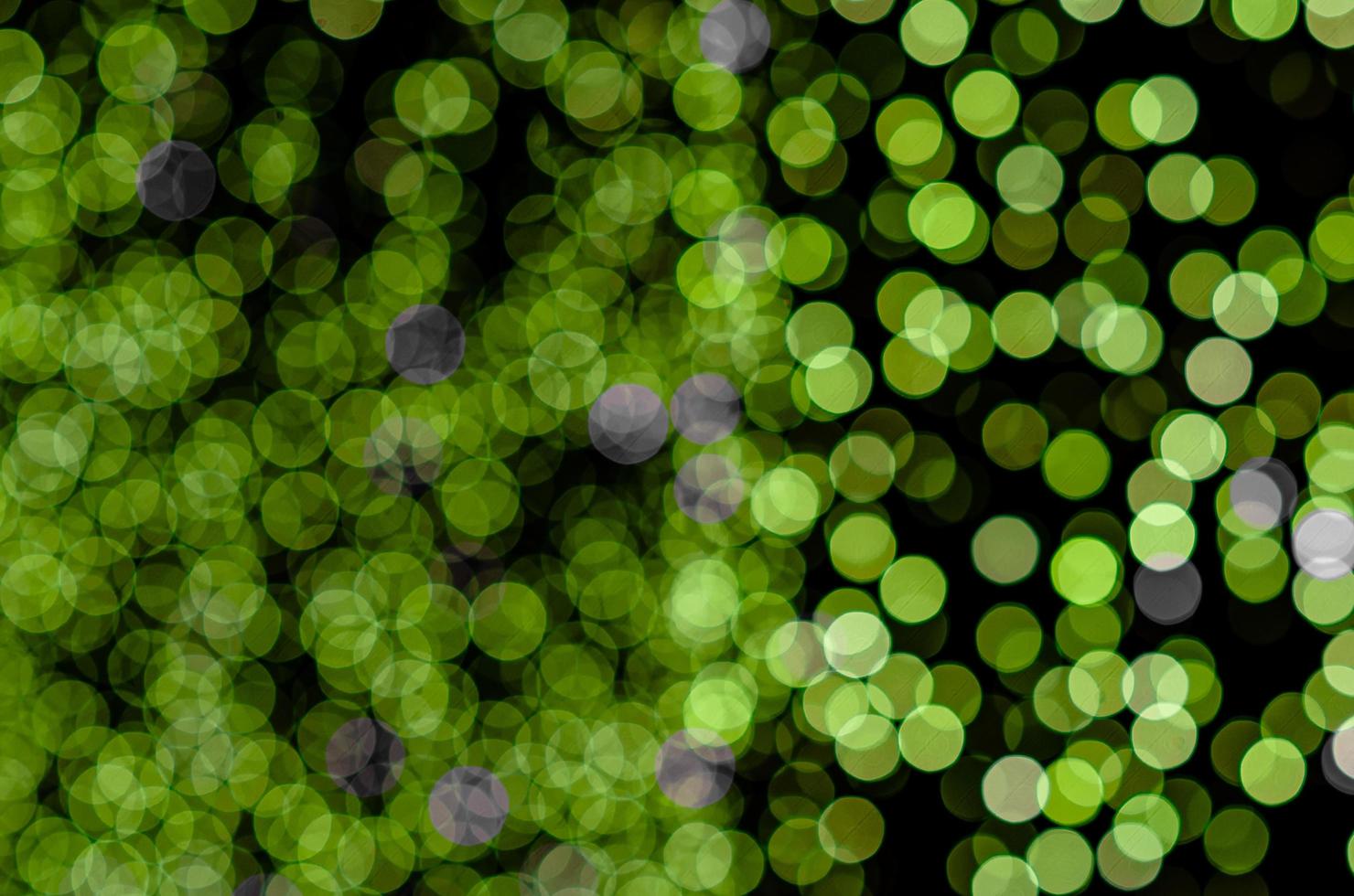 luzes de bokeh de cor verde para fotos abstratas e de fundo.