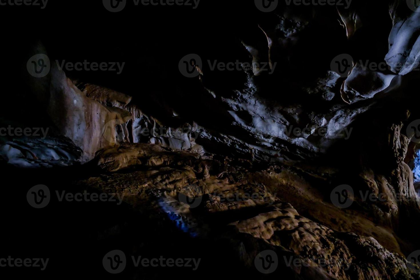 visualização da textura da caverna foto