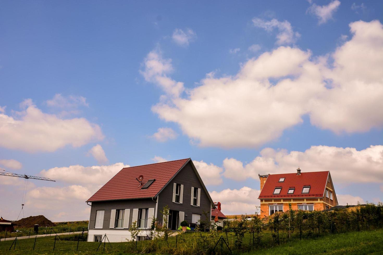 noruega, 2022 - casas no campo foto