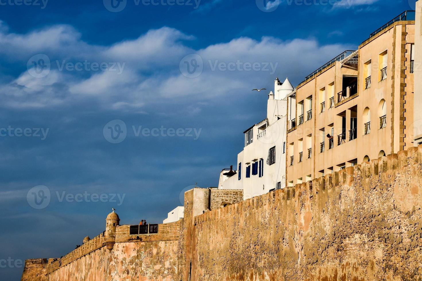 vista da cidade de marrocos foto