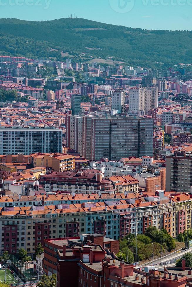 paisagem urbana da cidade de bilbao, país basco, espanha, destinos de viagem foto