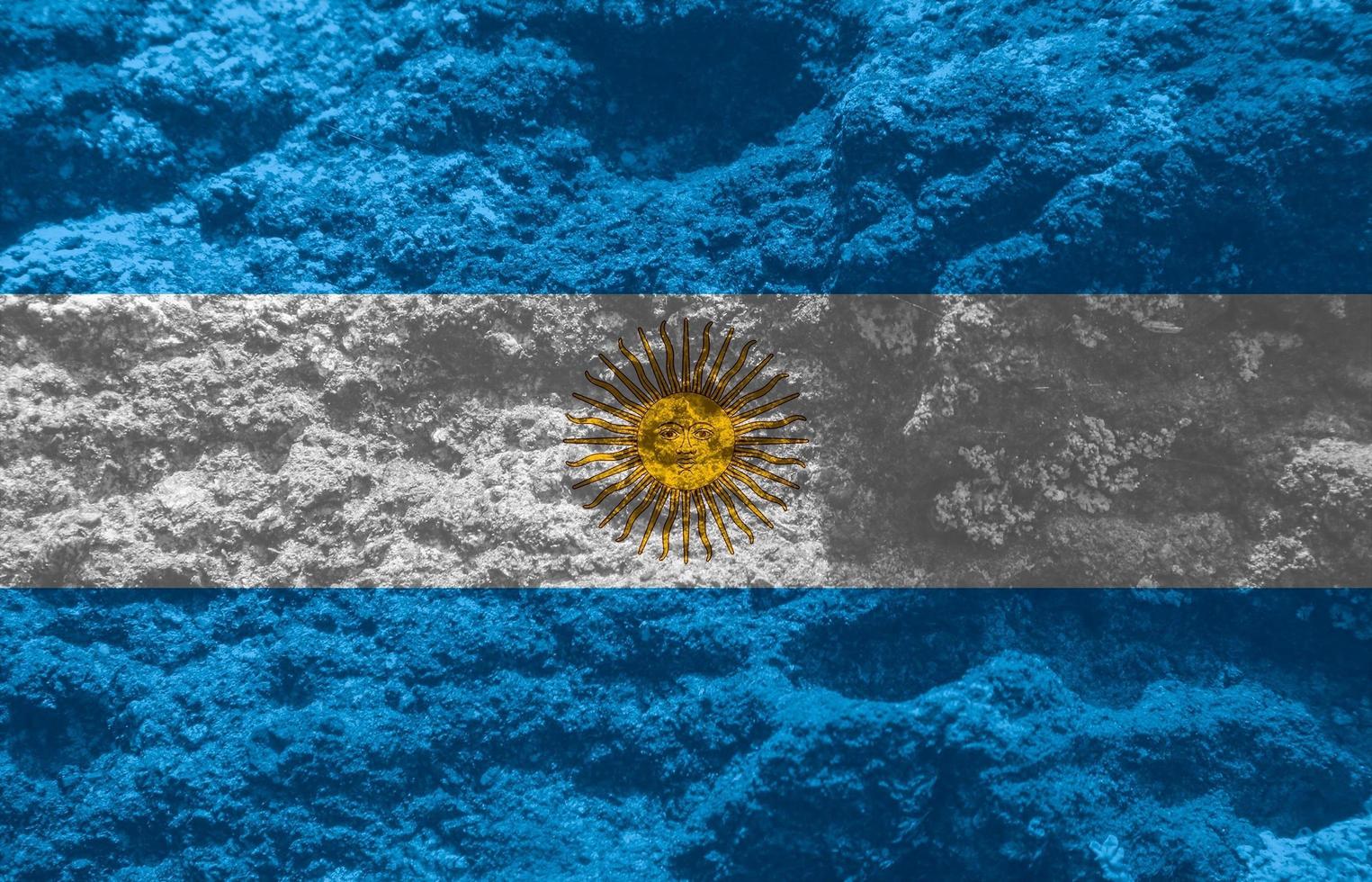 textura de bandeira argentina como plano de fundo foto