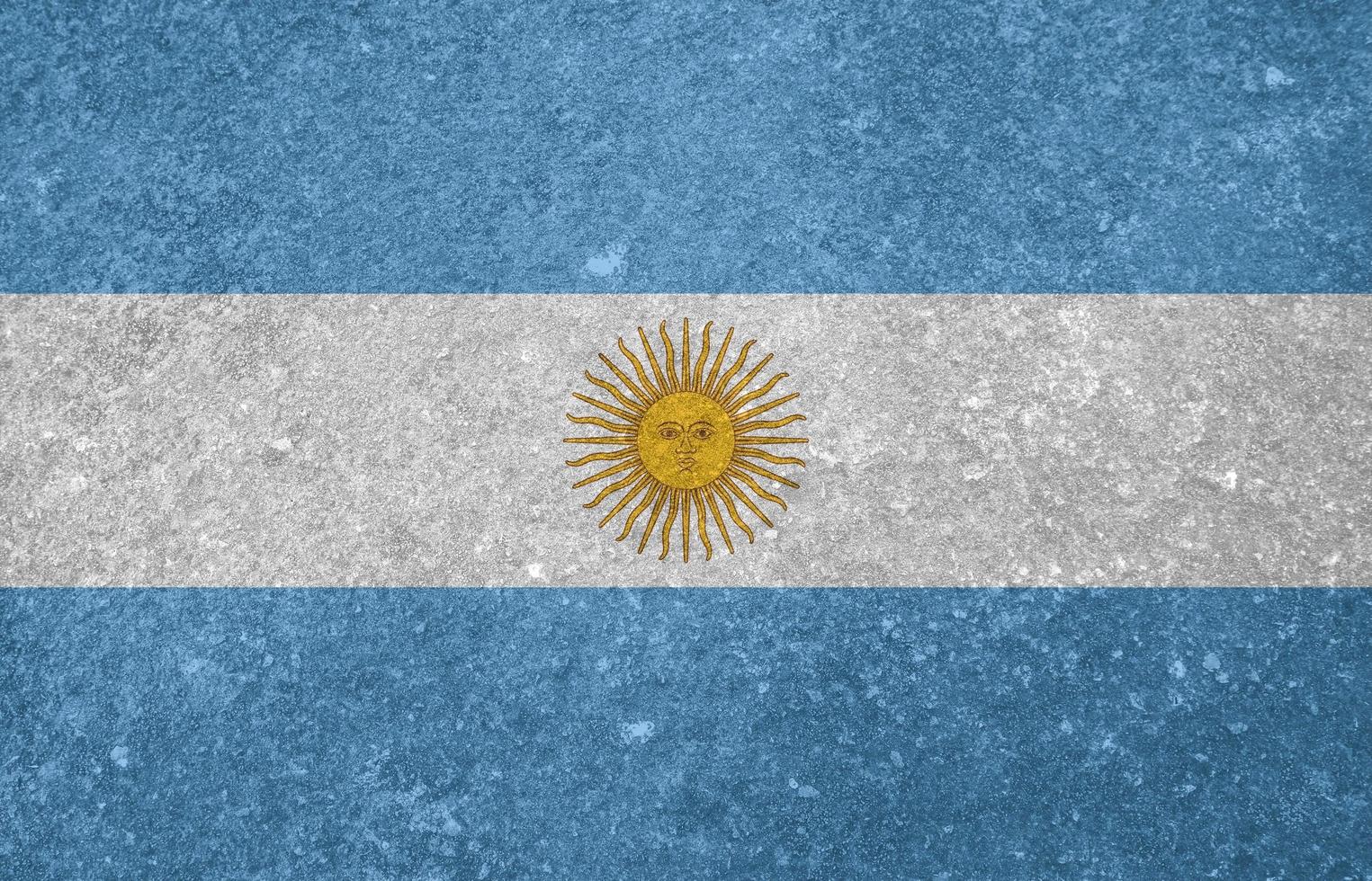 textura de bandeira argentina como plano de fundo foto