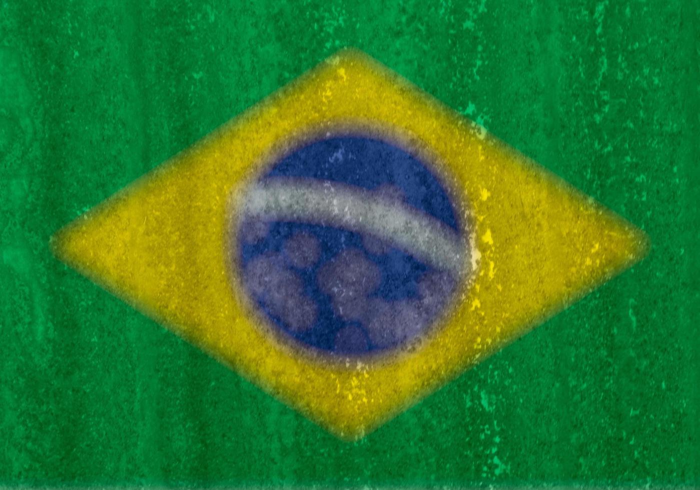 textura da bandeira brasileira como plano de fundo foto
