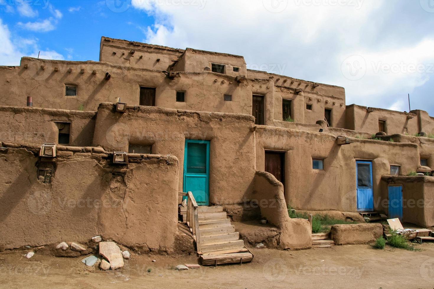 taos pueblo no novo méxico, eua foto