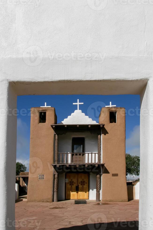 capela de san geronimo em pueblo de taos, eua foto