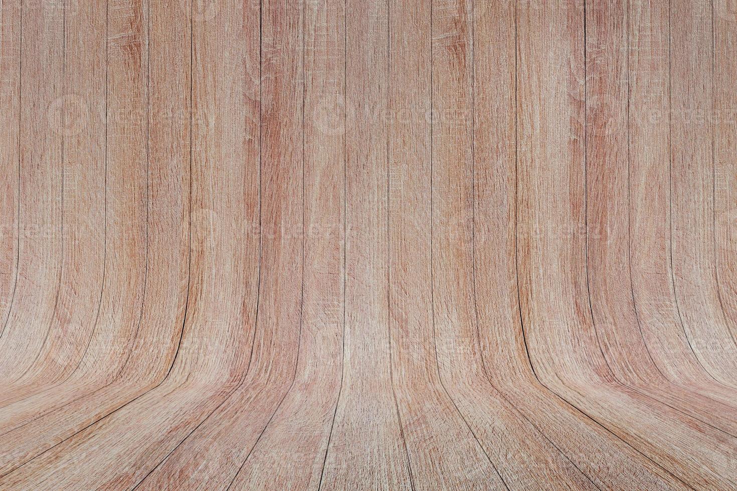 fundo de parquet de madeira curvado foto