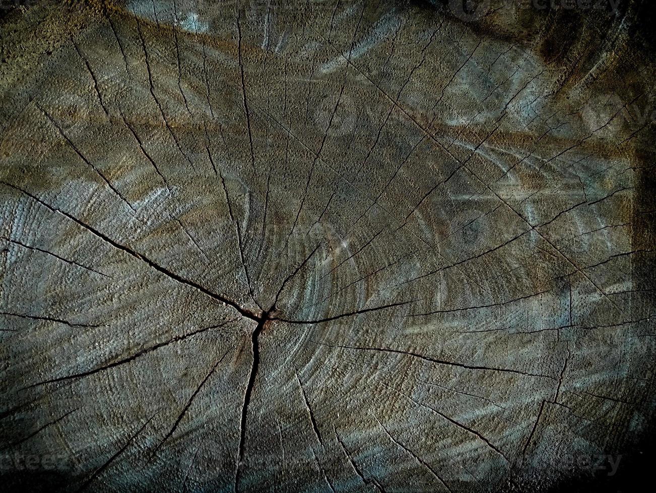 fundo de papel de parede de superfície de toco de árvore rachado foto