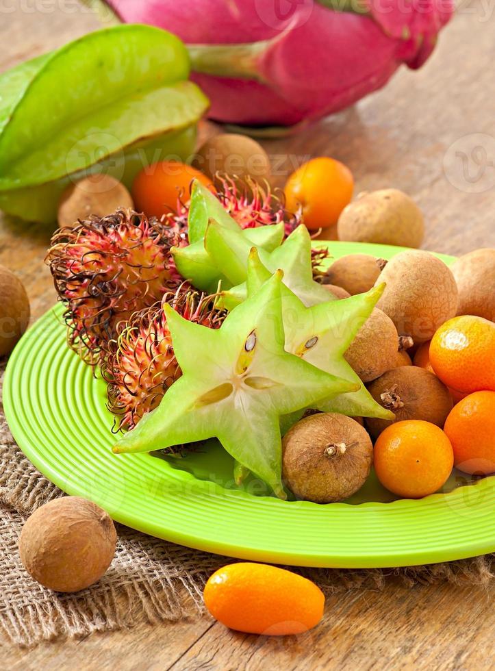 frutas tropicais na tailândia foto