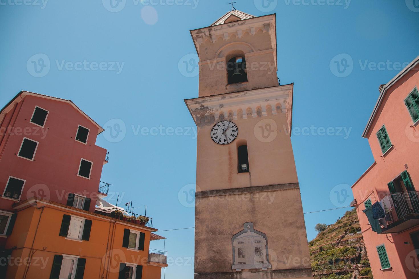 vistas de manarola em cinque terre, itália foto