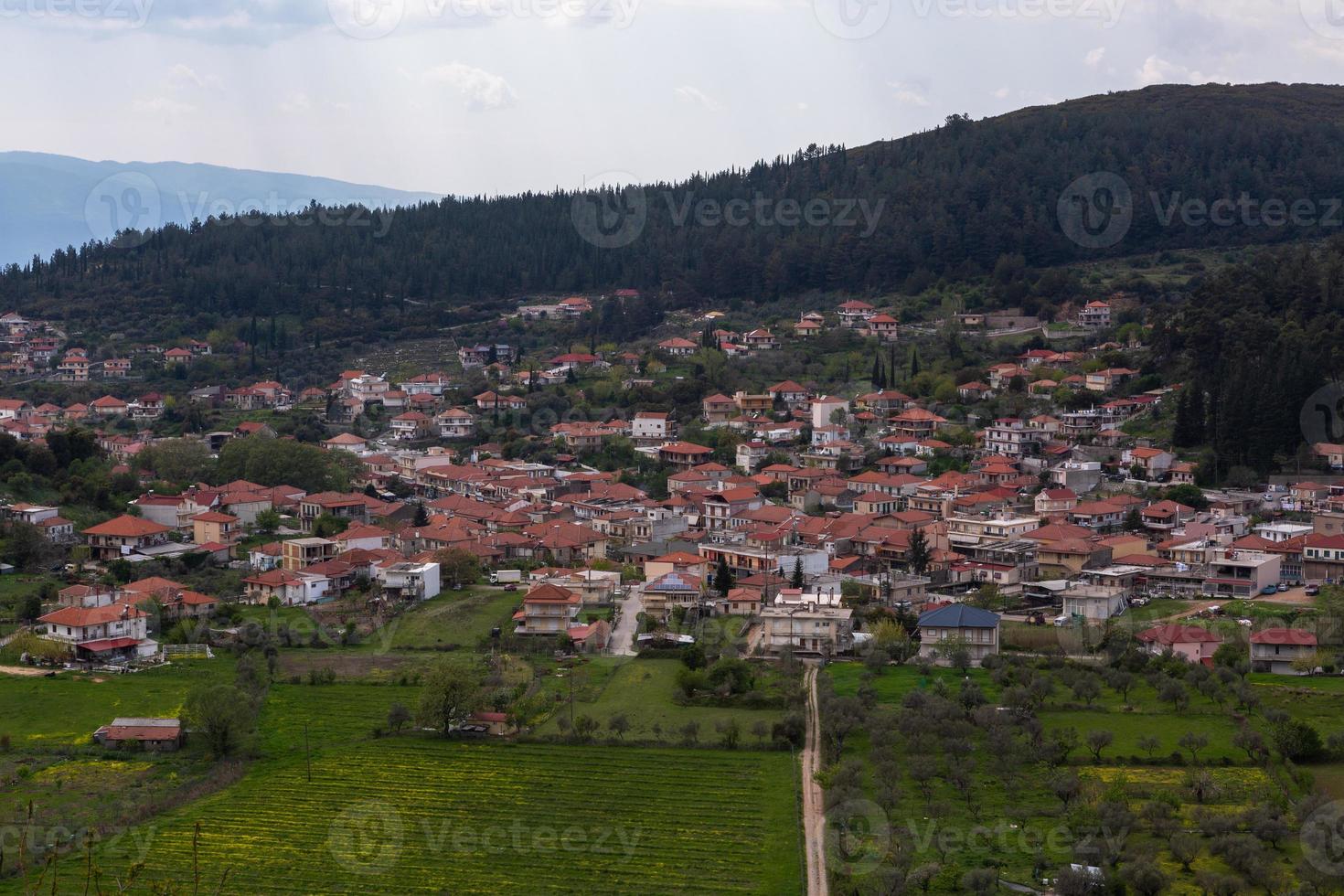 paisagens de primavera das montanhas da grécia foto