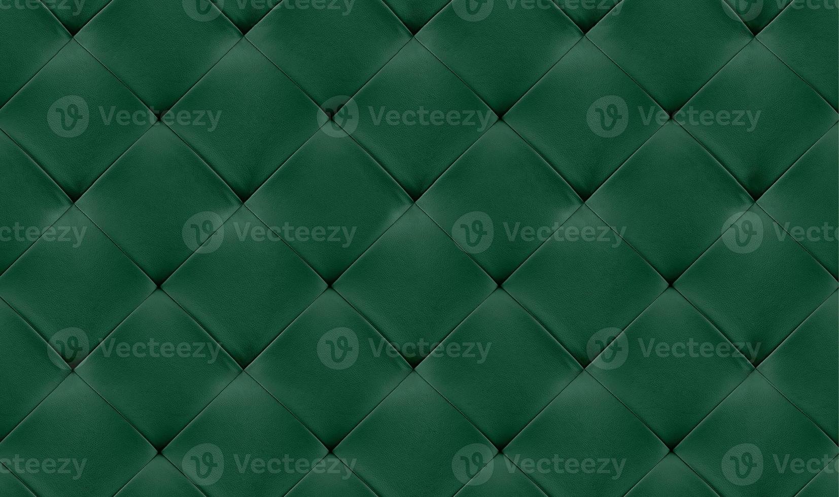 fundo de couro natural verde, padrão xadrez clássico para móveis, parede, cabeceira foto