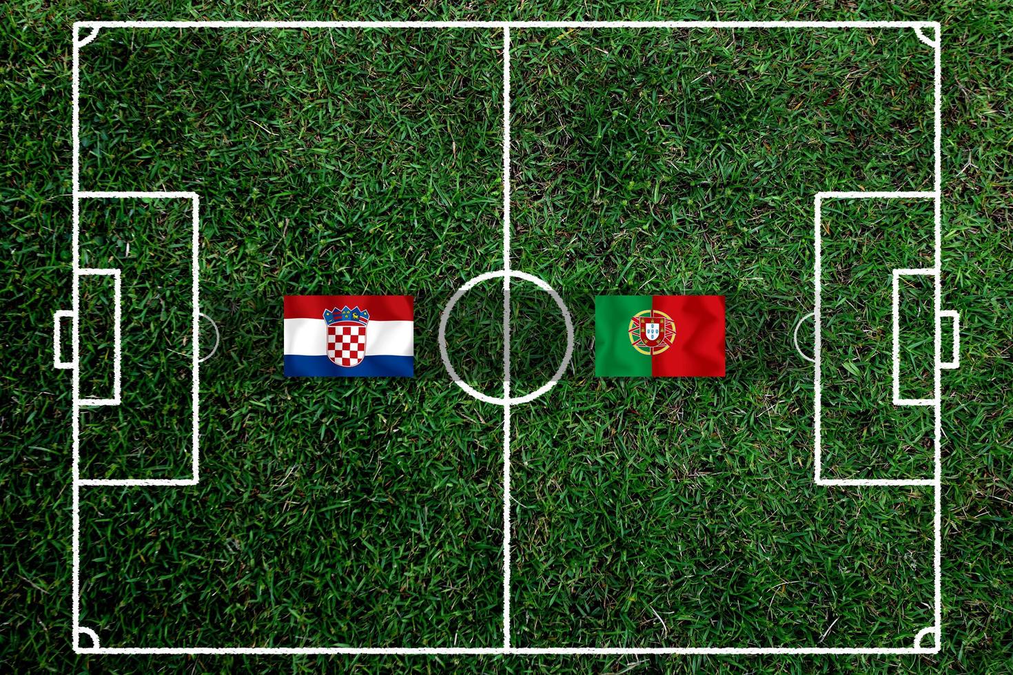 competição da taça de futebol entre a croácia nacional e a nacional portuguesa. foto