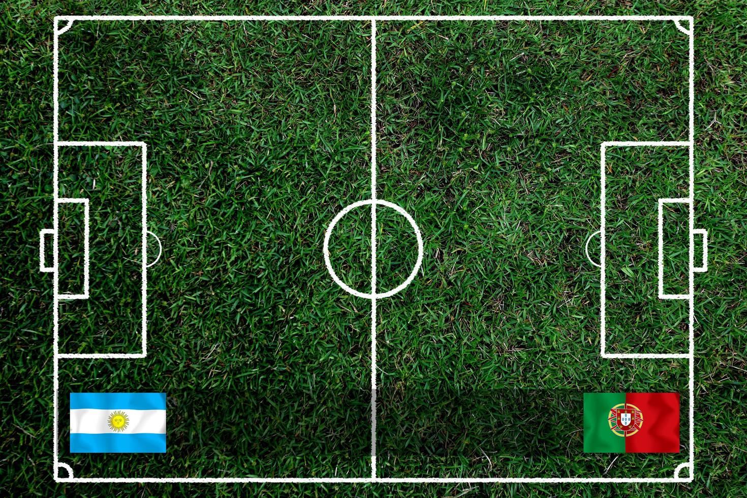 competição da copa de futebol entre a nacional argentina e a nacional portuguesa. foto