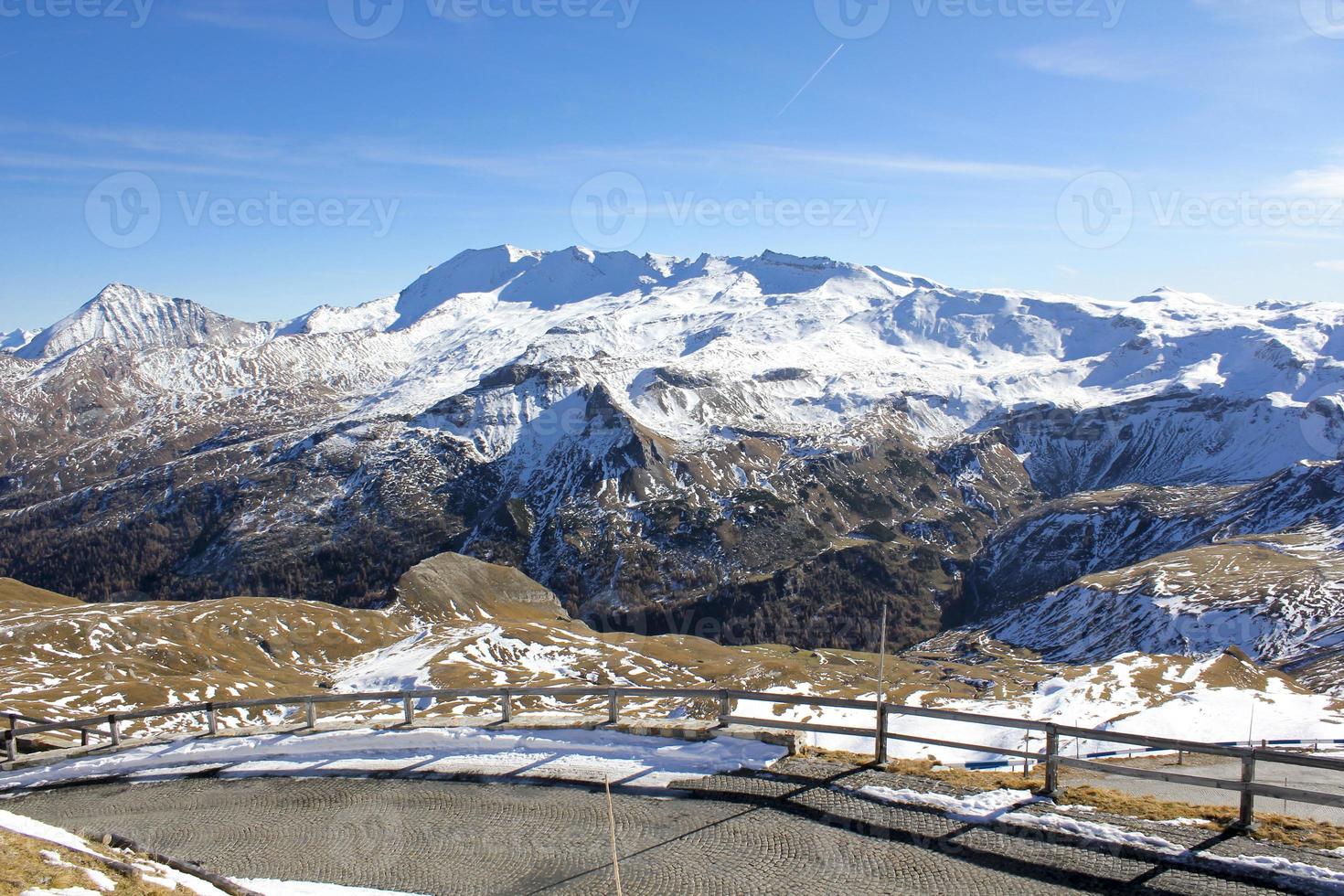 os alpes no inverno foto